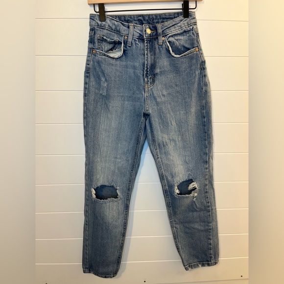 wild fable Denim - Wild Fable Casual Blue Boyfriend Jeans Distressed Preppy Size 2 short